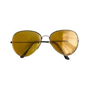 Yellow Aviator Sunglasses Unisex